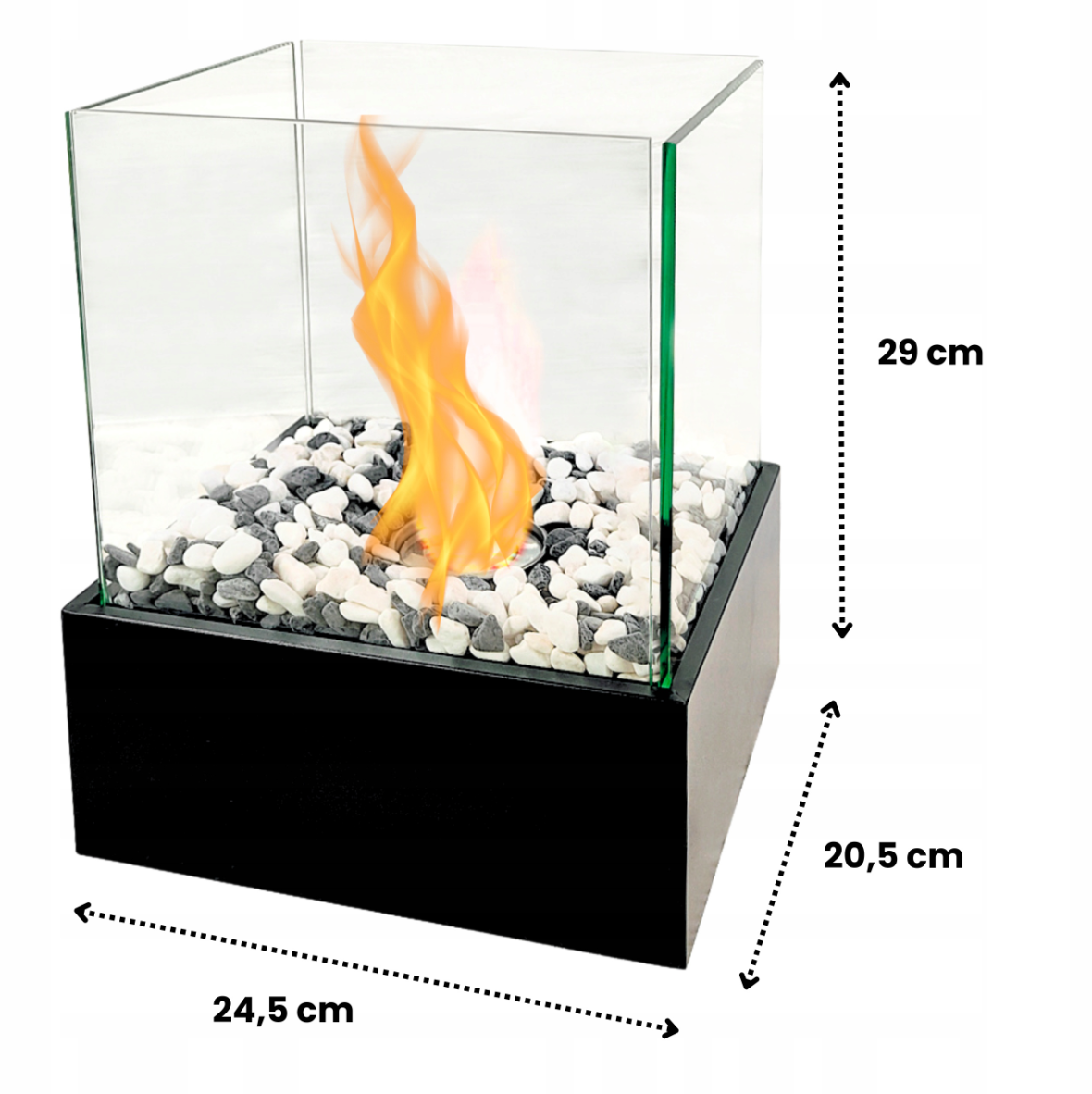 Biokominek wolnostojący kwadrat - obrazek 5