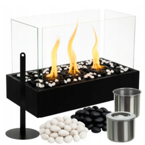 Biokominek wolnostojący 3 paleniska